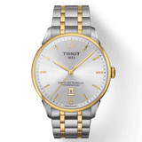 Tissot Chemin Des Tourelles Powermatic 80 Silver Dial Two Tone Steel Strap Watch For Men - T099.407.22.037.00