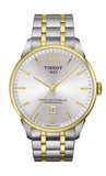 Tissot Chemin Des Tourelles Powermatic 80 Silver Dial Two Tone Steel Strap Watch For Men - T099.407.22.037.00