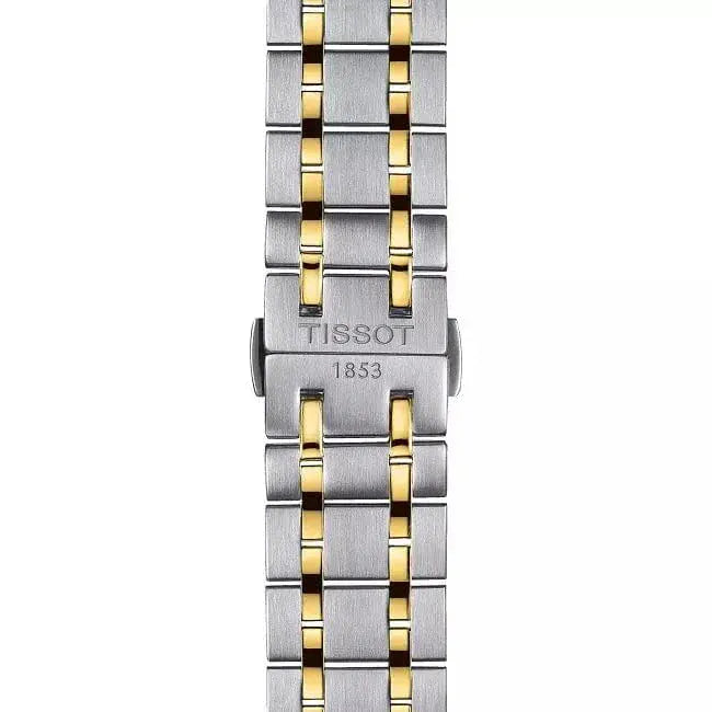 Tissot Chemin Des Tourelles Powermatic 80 Silver Dial Two Tone Steel Strap Watch For Men - T099.407.22.038.00