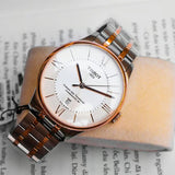 Tissot Chemin des Tourelles Powermatic 80 Silver Dial Two Tone Steel Strap Watch for Men - T099.407.22.038.02