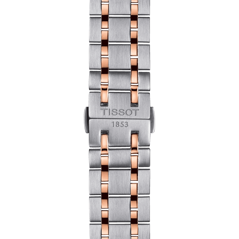 Tissot Chemin des Tourelles Powermatic 80 Silver Dial Two Tone Steel Strap Watch for Men - T099.407.22.038.02
