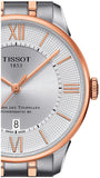 Tissot Chemin des Tourelles Powermatic 80 Silver Dial Two Tone Steel Strap Watch for Men - T099.407.22.038.02