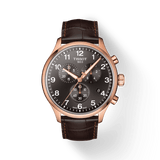 Tissot Chrono XL Black Dial Brown Leather Strap Watch For Men - T116.617.36.057.01