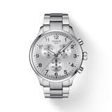 Tissot Chrono XL Classic Silver Dial Silver Steel Strap Watch For Men - T116.617.11.037.00