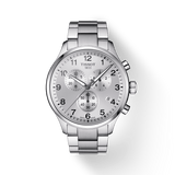 Tissot Chrono XL Classic Silver Dial Silver Steel Strap Watch For Men - T116.617.11.037.00