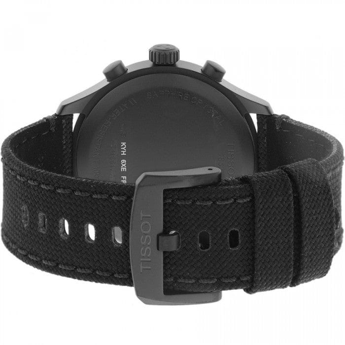 Tissot Chrono XL Quartz Black Dial Black Nylon Strap Watch For Men - T116.617.37.051.00