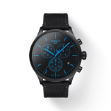 Tissot Chrono XL Quartz Black Dial Black Nylon Strap Watch For Men - T116.617.37.051.00