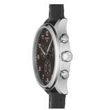 Tissot Chrono XL Classic Black Dial Black Leather Strap Watch For Men - T116.617.16.057.00