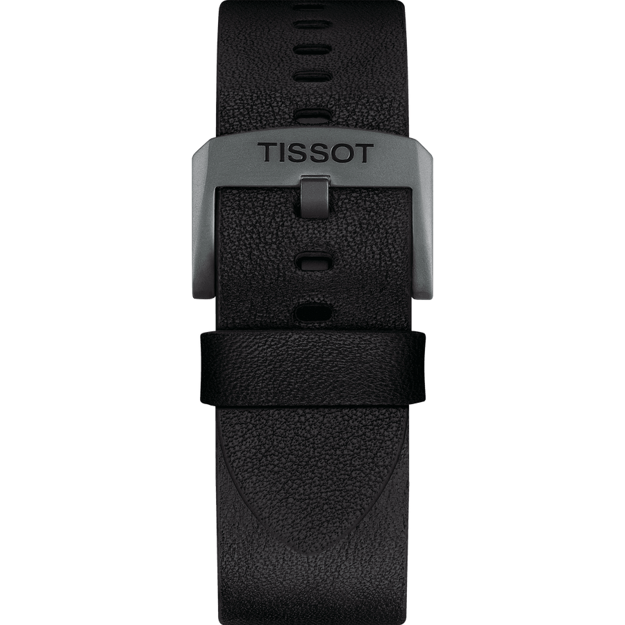 Tissot Chrono XL Tour De France Special Edition Black Dial Black Leather Strap Watch for Men - T116.617.36.051.11