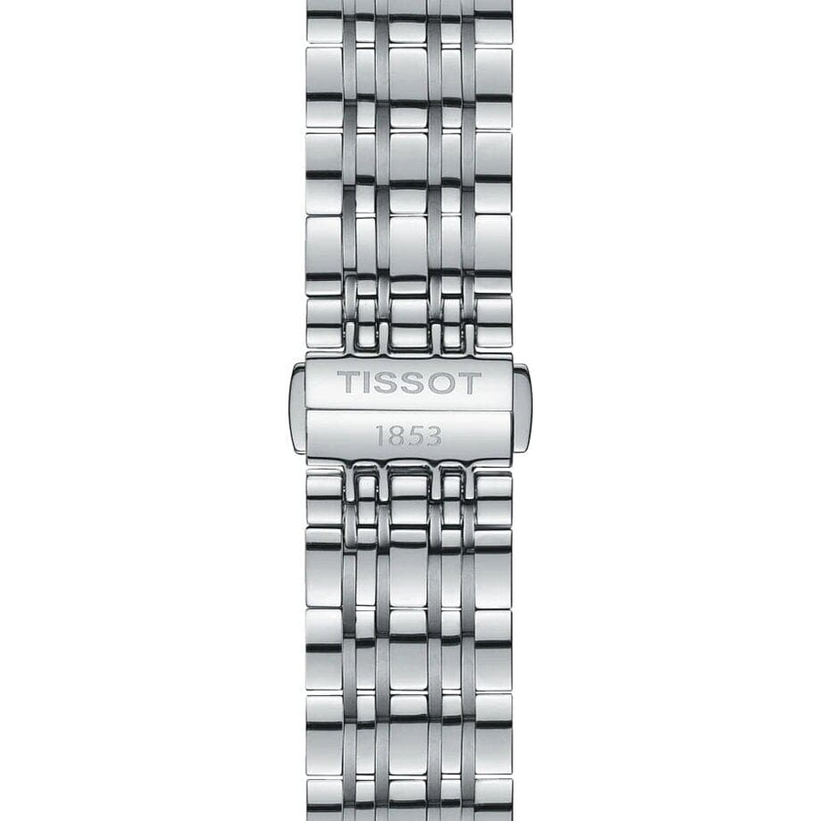 Tissot Classic Carson Powermatic 80 Black Dial Silver Steel Strap Watch For Men - T085.407.11.051.00
