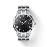 Tissot Classic Dream Black Dial Silver Steel Strap Watch For Men - T129.410.11.053.00