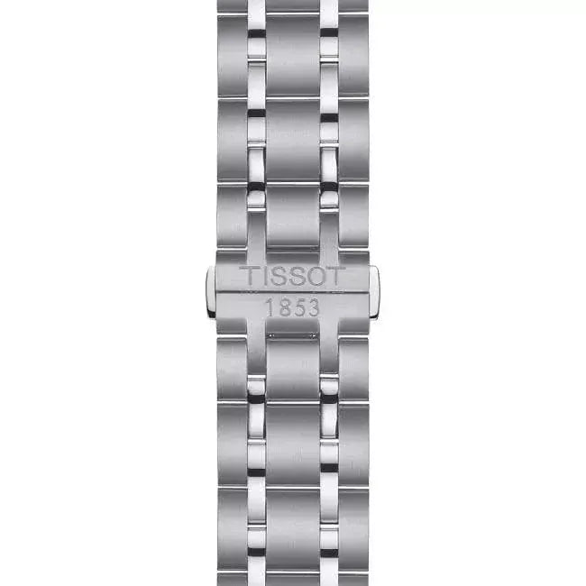 Tissot Couturier Chronograph White Dial Silver Steel Strap Watch For Men - T035.617.11.031.00