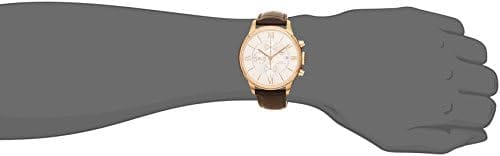 Tissot Des Tourelles Chronograph Silver Dial Brown Leather Strap Watch For Men - T099.427.36.038.00