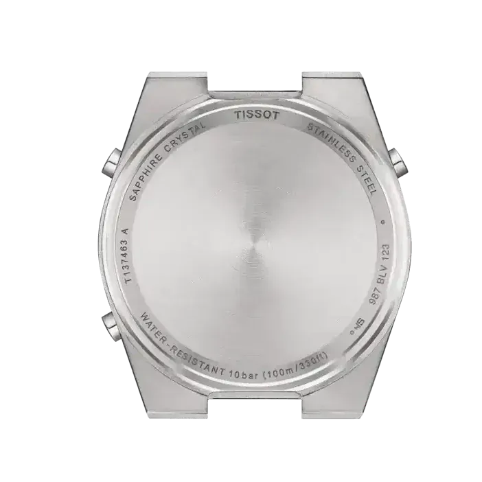 Tissot Digital Quartz Black Dial Silver Steel Strap Watch for Men - T137.463.11.050.00