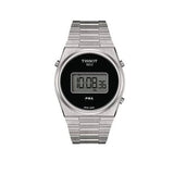 Tissot Digital Quartz Black Dial Silver Steel Strap Watch for Men - T137.463.11.050.00