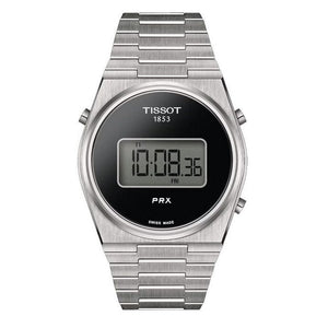 Tissot Digital Quartz Black Dial Silver Steel Strap Watch for Men - T137.463.11.050.00