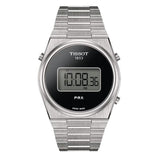 Tissot Digital Quartz Black Dial Silver Steel Strap Watch for Men - T137.463.11.050.00
