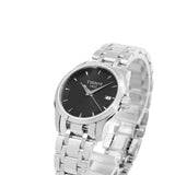 Tissot T Trend Couturier Lady Black Dial Silver Steel Strap Watch For Women - T035.210.11.051.00