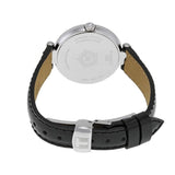 Tissot T Lady Flamingo Black Dial Black Leather Strap Watch For Women - T094.210.16.051.00