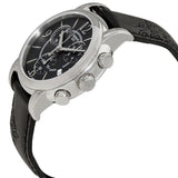 Tissot Dressport Chronograph Black Dial Black Leather Strap Watch for Women - T050.217.17.057.00