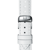 Tissot Dressport Chronograph Mother of Pearl Dial White Leather Strap Watch for Women - T050.217.17.117.00