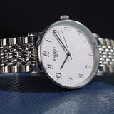 Tissot Everytime Desire Medium Silver Dial Silver Mesh Bracelet Watch For Men - T109.410.11.032.00