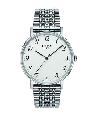 Tissot Everytime Desire Medium Silver Dial Silver Mesh Bracelet Watch For Men - T109.410.11.032.00