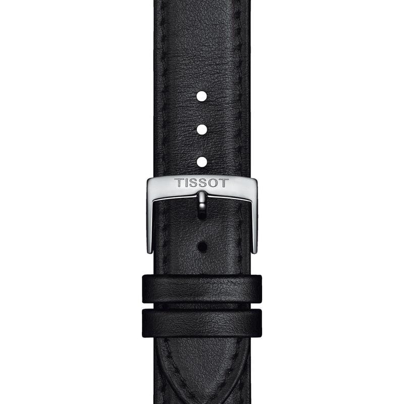 Tissot Everytime Gent Blue Dial Black Leather Strap Watch for Men - T143.410.16.041.00