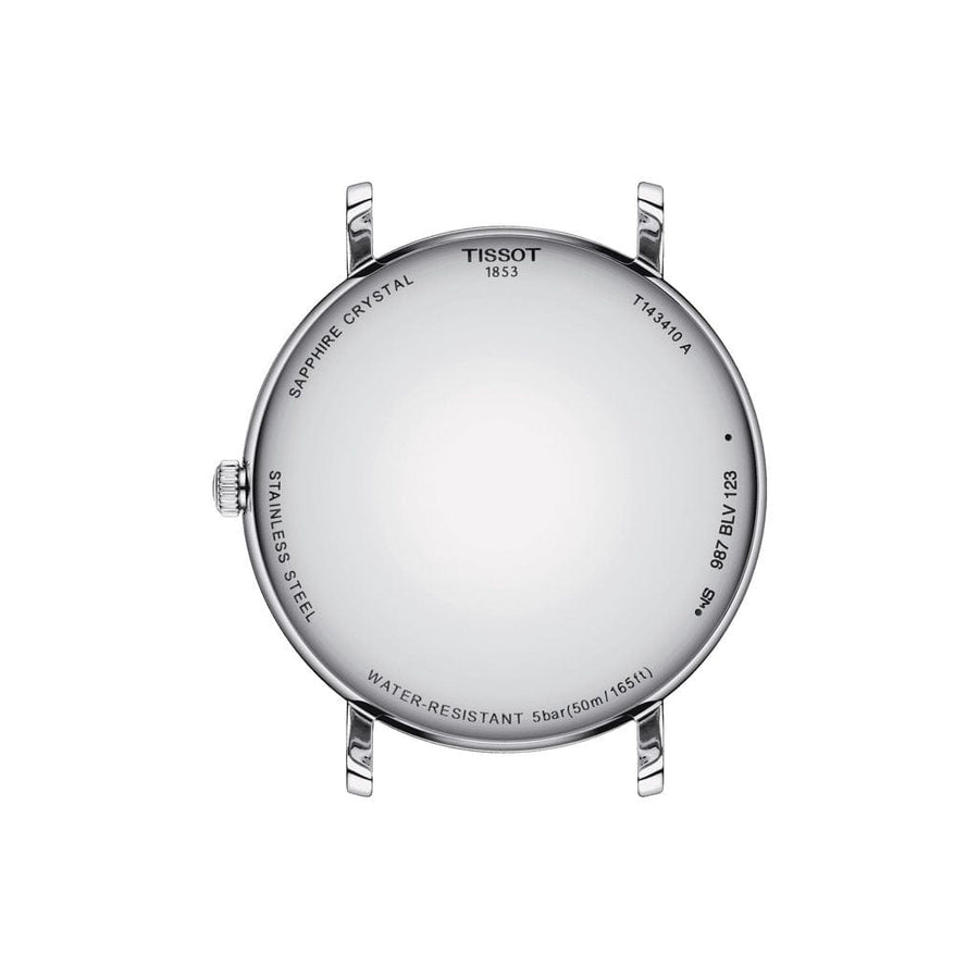 Tissot Everytime Gent Green Dial Silver Mesh Bracelet Watch for Men - T143.410.11.091.00