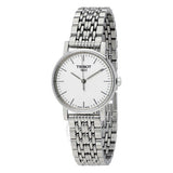 Tissot Everytime Small White Dial Silver Mesh Bracelet Watch For Women - T109.210.11.031.00