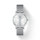 Tissot Everytime Lady Silver Dial Silver Mesh Bracelet Watch for Women - T143.210.11.011.00