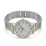Tissot Everytime Medium White Dial Two Tone Mesh Bracelet Watch For Men - T109.410.22.031.00