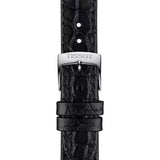 Tissot Everytime Small White Dial Black Leather Strap Watch For Women - T109.210.16.032.00