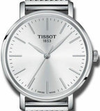 Tissot Everytime Lady Silver Dial Silver Mesh Bracelet Watch for Women - T143.210.11.011.00