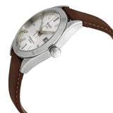 Tissot Gentleman Powermatic 80 Silicium Silver Dial Brown Leather Strap Watch For Men - T127.407.16.031.00