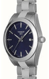 Tissot Gentleman Blue Dial Silver Steel Strap Watch For Men - T127.410.11.041.00