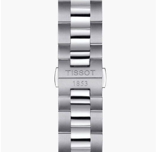 Tissot Gentleman Powermatic 80 Silicium Black Dial Silver Steel Strap Watch For Men - T127.407.11.051.00