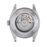 Tissot Gentleman Powermatic 80 Silicium Black Dial Silver Steel Strap Watch For Men - T127.407.11.061.01