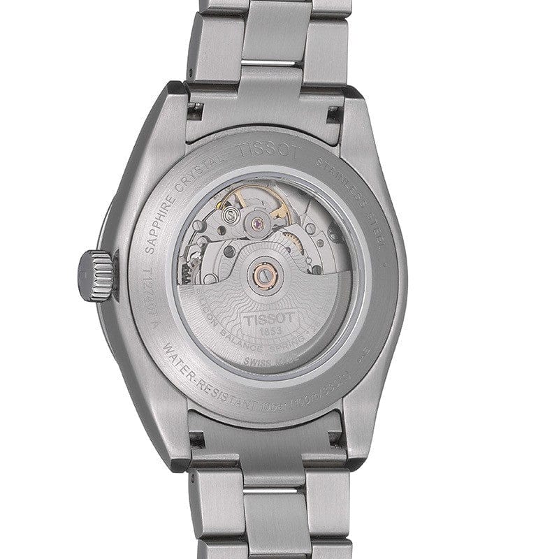 Tissot Gentleman Powermatic 80 Silicium Silver Dial Silver Steel Strap Watch For Men - T127.407.11.031.00