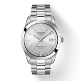 Tissot Gentleman Powermatic 80 Silicium Silver Dial Silver Steel Strap Watch For Men - T127.407.11.031.00