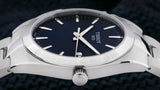 Tissot Gentleman Quartz Blue Dial Silver Steel Strap Watch For Men - T127.410.11.041.00