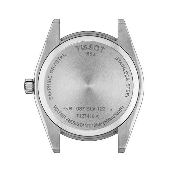 Tissot Gentleman Silver Dial Silver Steel Strap Watch For Men - T127.410.11.031.00