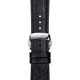 Tissot Gentlemen Blue Dial Black Leather Strap Watch for Men - T127.410.16.041.01