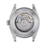 Tissot Gentlemen Powermatic 80 Silicium Blue Dial Brown Leather Strap Watch For Men - T127.407.16.041.00