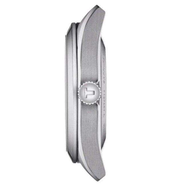 Tissot Gentlemen Powermatic 80 Silicium Blue Dial Silver Steel Strap Watch For Men - T127.407.11.041.00