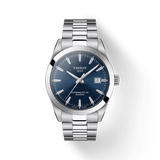 Tissot Gentlemen Powermatic 80 Silicium Blue Dial Silver Steel Strap Watch For Men - T127.407.11.041.00