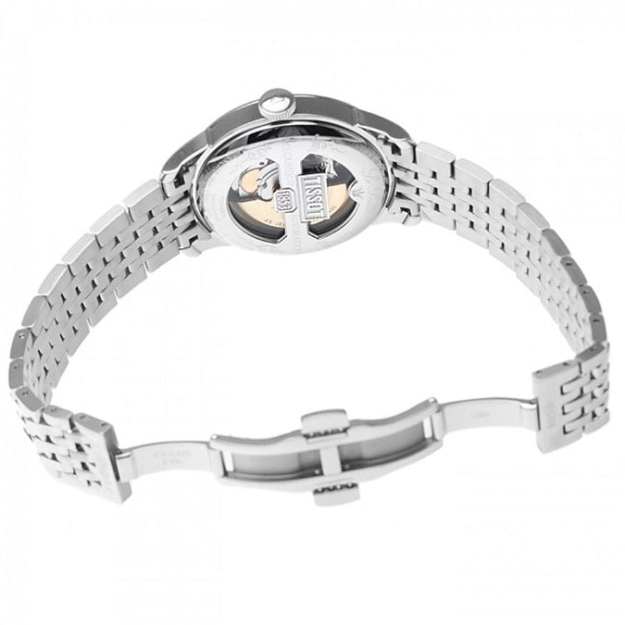Tissot Le Locle Automatic Black Dial Silver Steel Strap Watch For Men - T006.408.11.057.00