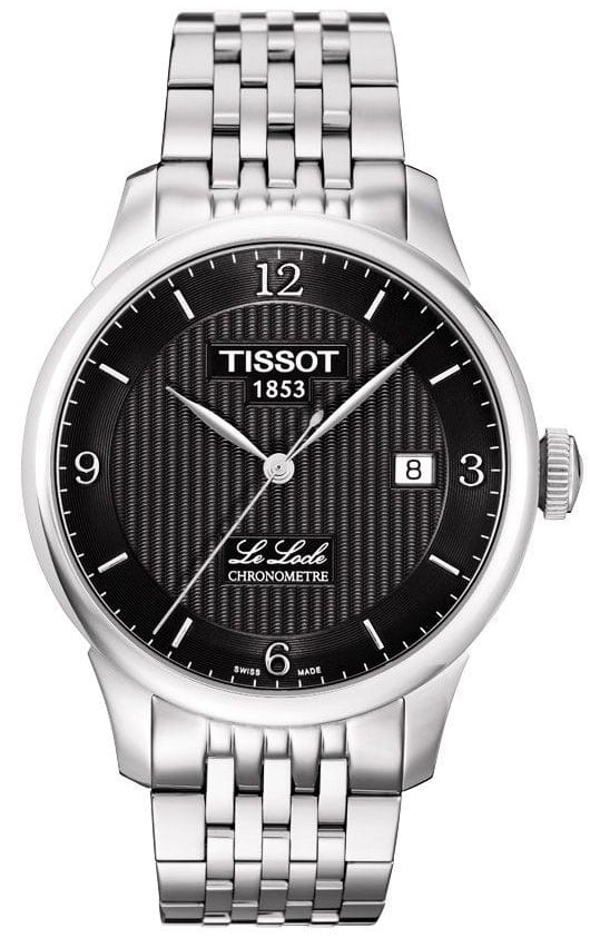 Tissot Le Locle Automatic Black Dial Silver Steel Strap Watch For Men - T006.408.11.057.00