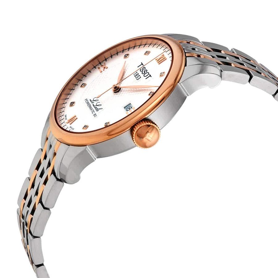 Tissot Le Locle Automatic Cosc Silver Dial Two Tone Steel Strap Watch For Men - T006.407.22.036.00