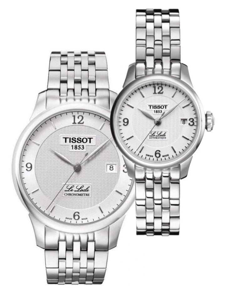 Tissot Le Locle Automatic Cosc White Dial Silver Steel Strap Watch For Men - T006.408.11.037.00